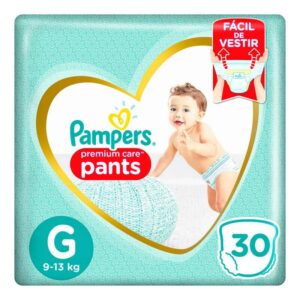 PAÑAL PAMPERS PREMIUM CARE PANTS TALLE  G x 30u.