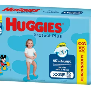 PAÑAL HUGGIES PROTECT PLUS TALLE XXG x 50u.