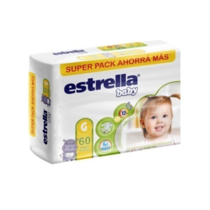 PAÑAL ESTRELLA TALLE G x 60u.