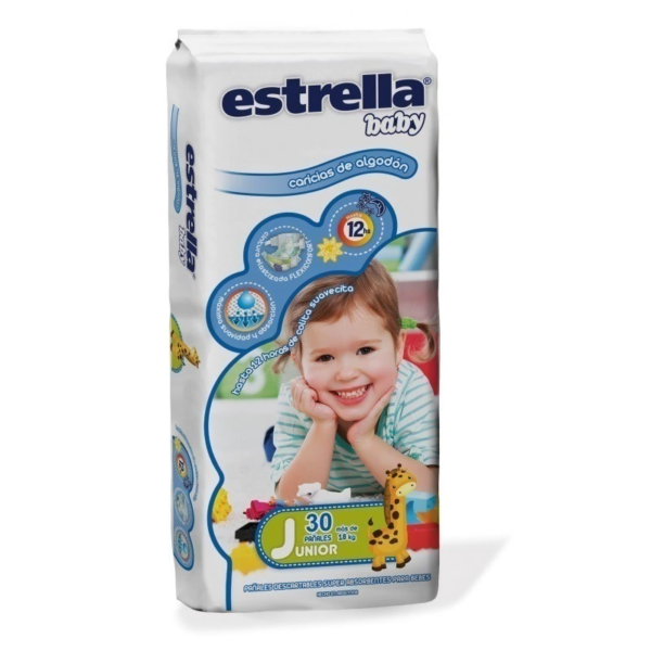 PAÑAL ESTRELLA TALLE J x 30u.