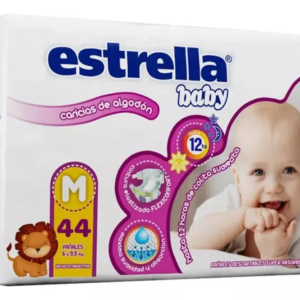 PAÑAL ESTRELLA TALLE M x 44u.
