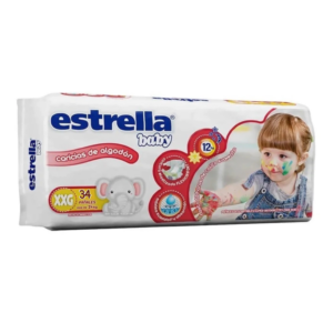 PAÑAL ESTRELLA TALLE XXG x 34u.