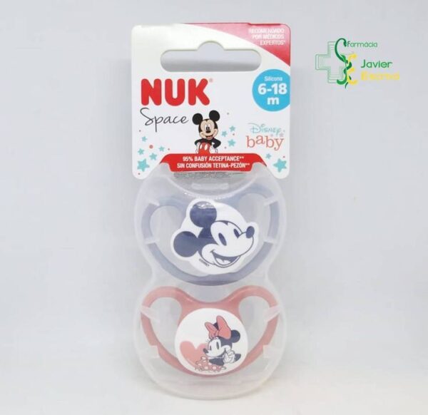 CHUPETE SPACE DISNEY MICKEY MOUSE X2