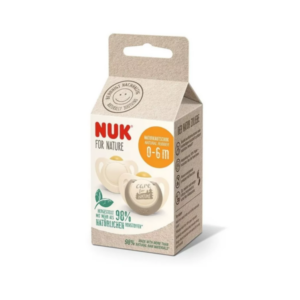 NUK CHUPETES FOR NATURE SET X2 0-6M