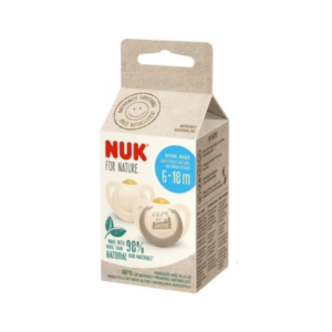 NUK CHUPETES FOR NATURE SET X2 6-18M