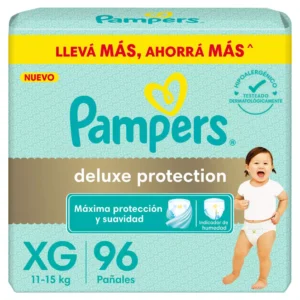 PAÑAL PAMPERS DELUXE PROTECTION TALLE XG x 96u.