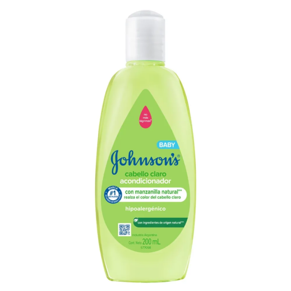 ACONDICIONADOR JOHNSONS CABELLO CLARO MANZANILLA 200ML