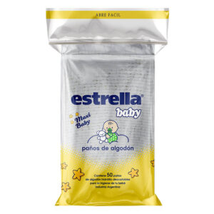 PAÑOS DE ALGODON GRANDE x 50u. ESTRELLA