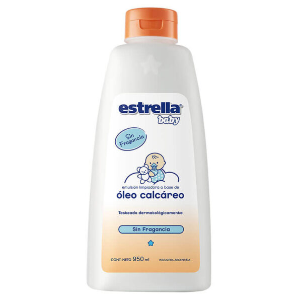 OLEO CALCAREO SIN FRAGANCIA CON EXTRACTO DE ALGODON x 950ML ESTRELLA