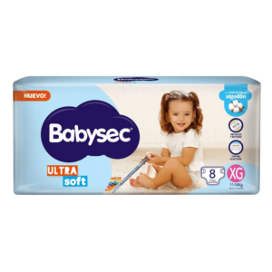 PAÑAL BABYSEC ULTRASEC TALLE XG x 8