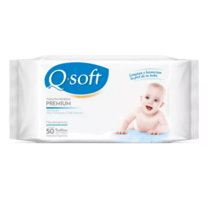 TOALLITAS HUMEDAS CLASICAS PREMIUM x 50u. QSOFT