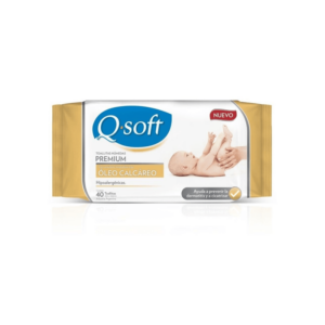 TOALLITAS HUMEDAS OLEO CALCAREO x 40u. QSOFT