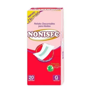 PAÑAL ADULTO NONISEC G x 20u.