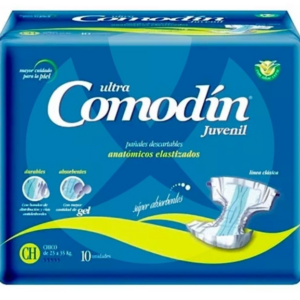 PAÑAL ADULTO COMODIN ANATOMICO CH x 10u.