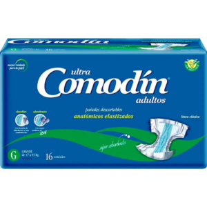 PAÑAL ADULTO COMODIN ANATOMICO G x 16u.