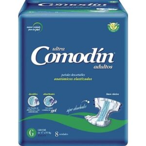 PAÑAL ADULTO COMODIN ANATOMICO G x 8u.