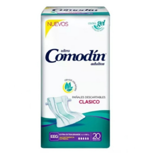 PAÑAL ADULTO CLASICO COMODIN EEG x 20u.