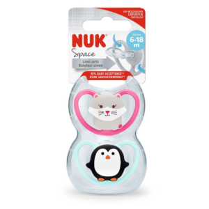 NUK CHUPETES SPACE SET X2 6-18M