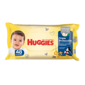 TOALLITAS HUMEDAS TRIPLE PROTECCION x 48u. HUGGIES