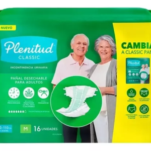 PAÑAL ADULTO PLENITUD CLASSIC M x16u.