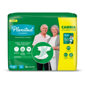 PAÑAL ADULTO PLENITUD CLASSIC G x 16u.