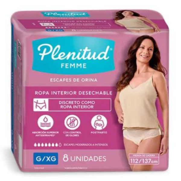 PLENITUD FEMME PANTS G/XG x 8u.