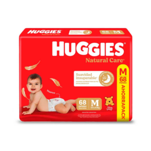 PAÑAL HUGGIES SUPREME CARE TALLE M x 68u.
