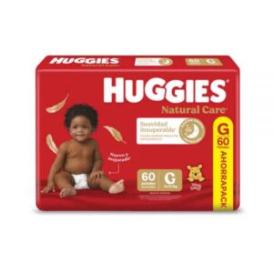 PAÑAL HUGGIES SUPREME CARE TALLE G x 60u.
