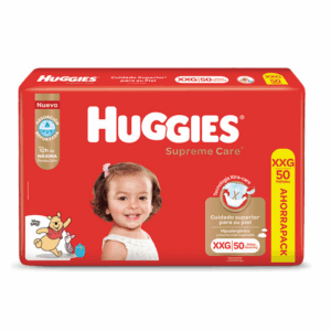 PAÑAL HUGGIES SUPREME CARE TALLE XXG x 50u.
