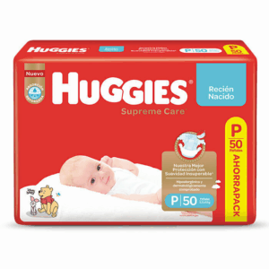 PAÑAL HUGGIES SUPREME CARE TALLE P x 50u.