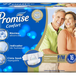 PAÑAL ADULTO PROMISE CONFORT P/M x 16u.