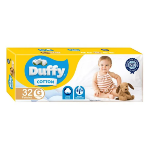 PAÑAL DUFFY COTTON HIPER PACK TALLE G x 32u.