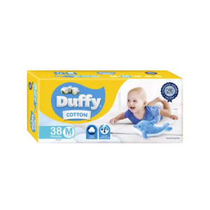 PAÑAL DUFFY COTTON HIPER PACK TALLE M x 38u.