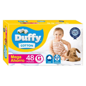 PAÑAL DUFFY COTTON MEGA AHORRO TALLE G x 48u.