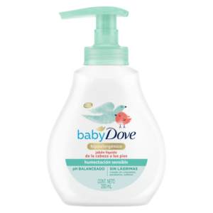 JABON LIQUIDO HUMECTACION SENSIBLE 200ML BABY DOVE