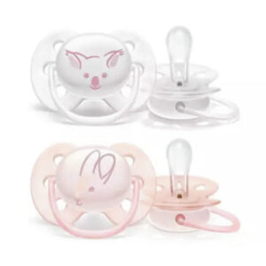 AVENT SCF222/04 CHUPETE ULTRA SOFT DECORADO X2 (0-6M) NENA