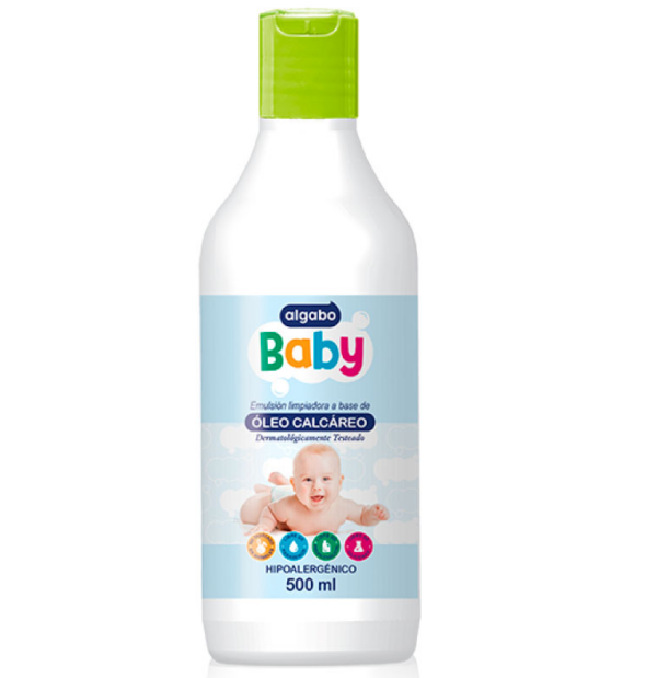 OLEO CALCAREO EN BOTELLA 500ML ALGABO BABY