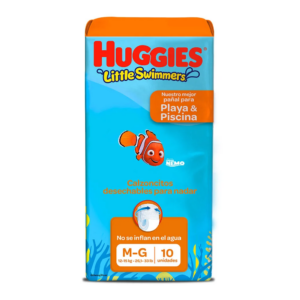 PAÑAL HUGGIES PARA AGUA: PLAYA Y PISCINA M-G x 10u.