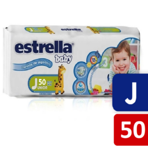PAÑAL ESTRELLA TALLE J x 50u.