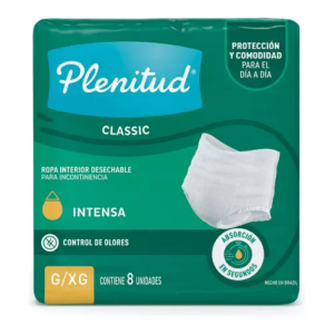 ROPA INTERIOR PLENITUD CLASSSIC G/XG x 8u.