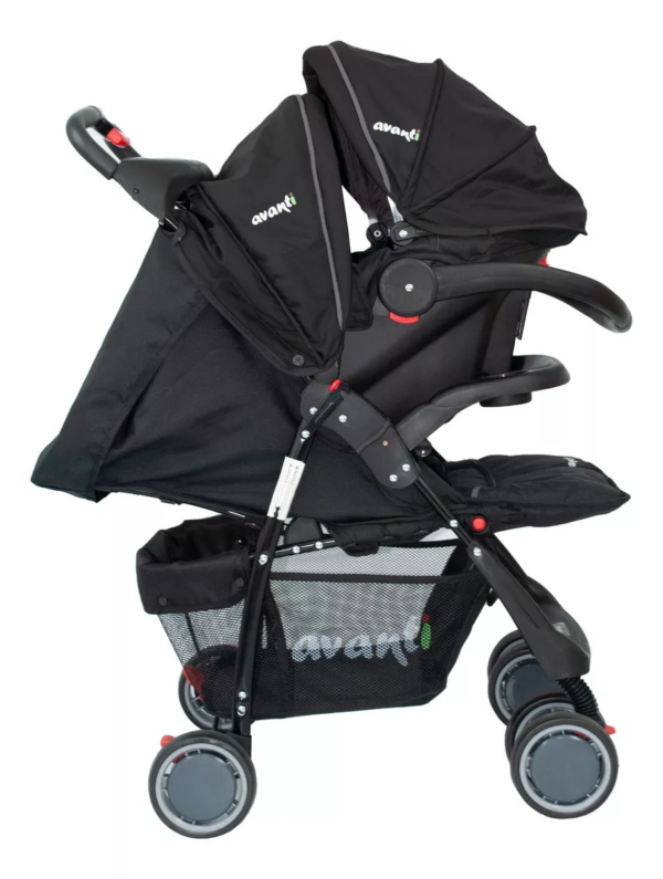 COCHECITO CUNA BEBE TRAVEL SYSTEM AVANTI CON HUEVITO NEGRO - Imagen 4
