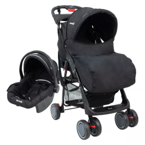 COCHECITO CUNA BEBE TRAVEL SYSTEM AVANTI CON HUEVITO NEGRO