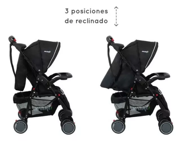 COCHECITO CUNA BEBE TRAVEL SYSTEM AVANTI CON HUEVITO NEGRO - Imagen 5