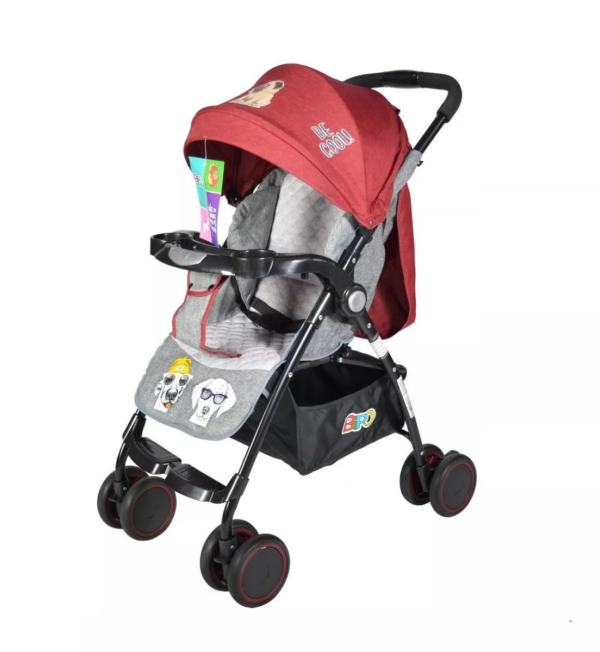 COCHECITO DE PASEO BIPOKIDS CON CALCO DE PERROS - Imagen 2