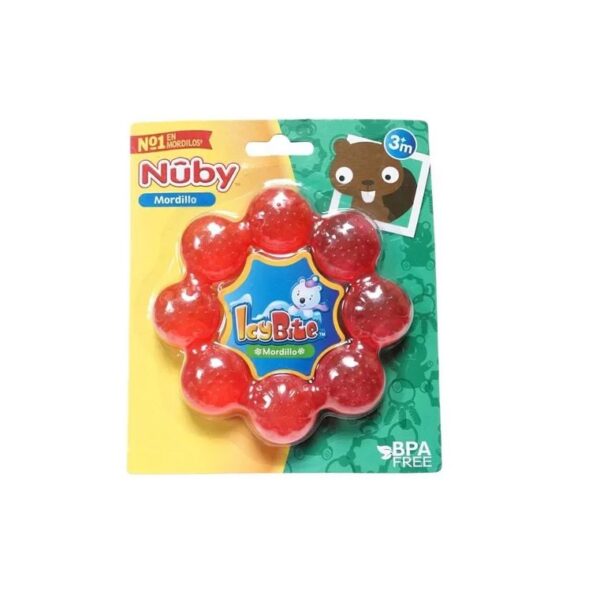 NUBY MORDILLO REDONDO CON GEL PARA 3M+