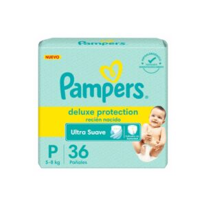 PAÑAL PAMPERS DELUXE PROTECTION TALLE P x 36u.