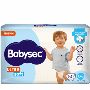 PAÑAL BABYSEC ULTRASEC TALLE XXG x 50
