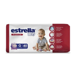 PAÑAL ESTRELLA PREMIUM TALLE G x 40u.