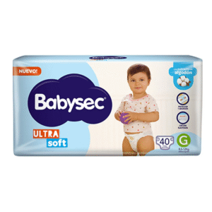 PAÑAL BABYSEC ULTRASEC TALLE G x 40u.