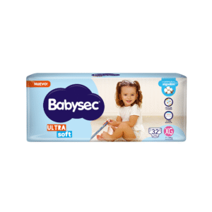 PAÑAL BABYSEC ULTRASEC TALLE XG x 32u.